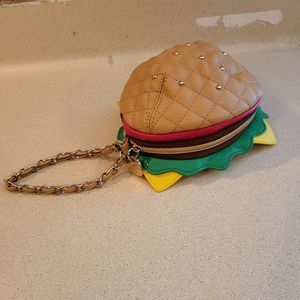 Betsey Johnson Kitsch Cheeseburger wristlet